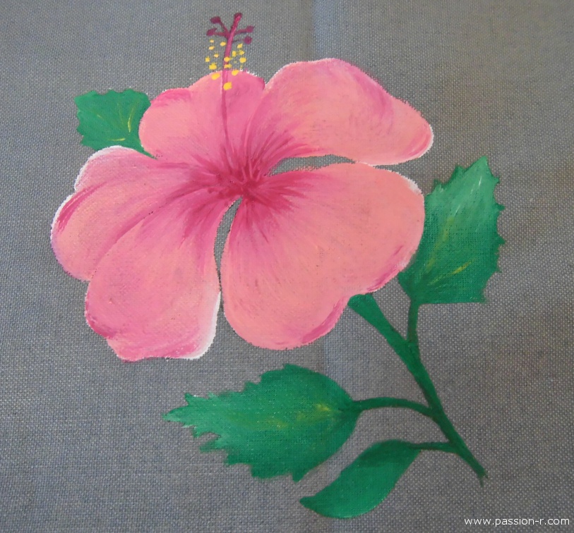 nappe hibiscus le motif
